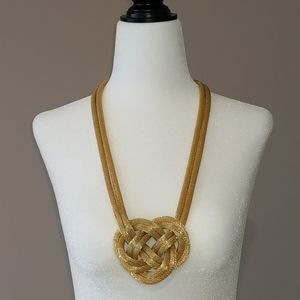 Vintage Chunky Gold Necklace